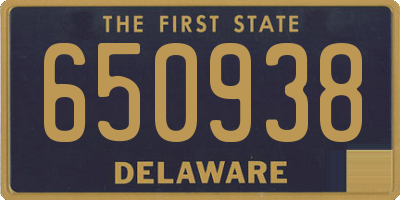 DE license plate 650938