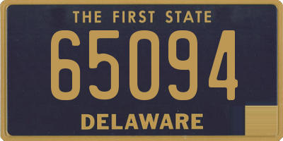 DE license plate 65094