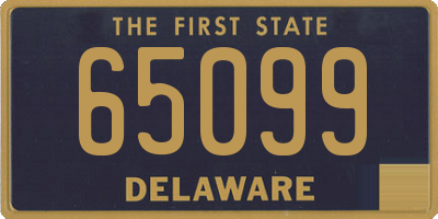 DE license plate 65099