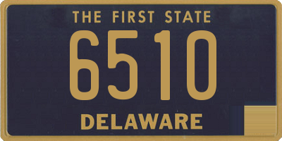 DE license plate 6510