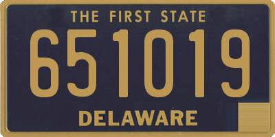 DE license plate 651019