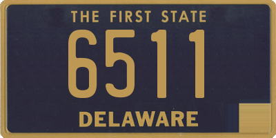 DE license plate 6511