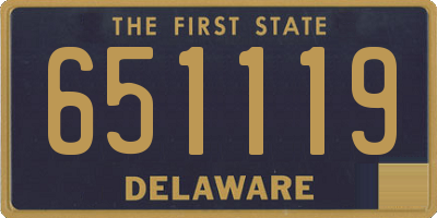 DE license plate 651119
