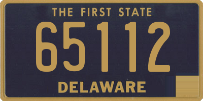 DE license plate 65112