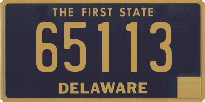 DE license plate 65113