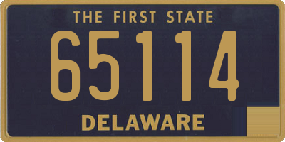 DE license plate 65114