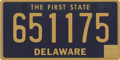 DE license plate 651175