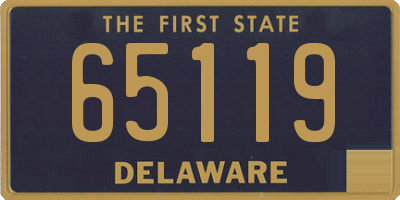 DE license plate 65119