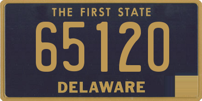 DE license plate 65120