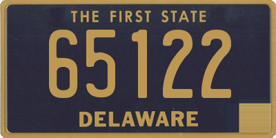 DE license plate 65122