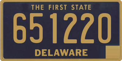 DE license plate 651220