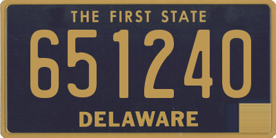 DE license plate 651240