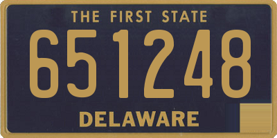 DE license plate 651248