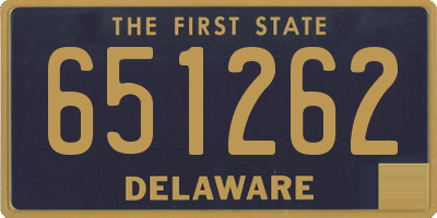 DE license plate 651262