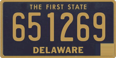 DE license plate 651269