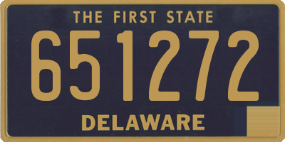 DE license plate 651272