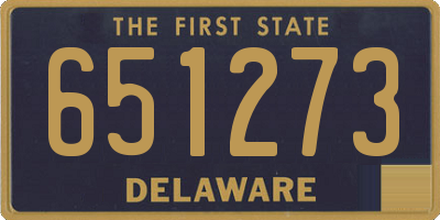 DE license plate 651273