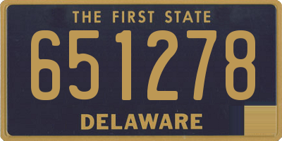 DE license plate 651278