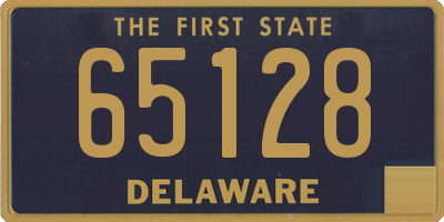 DE license plate 65128