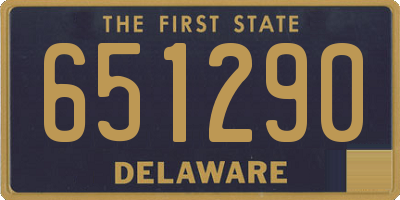 DE license plate 651290