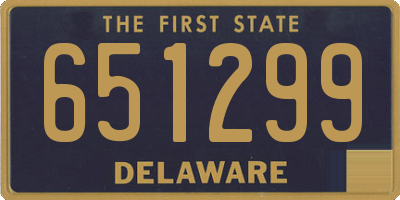 DE license plate 651299