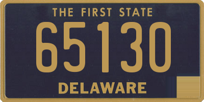 DE license plate 65130