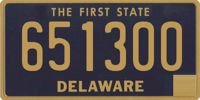 DE license plate 651300