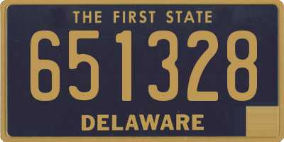 DE license plate 651328