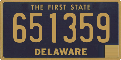 DE license plate 651359