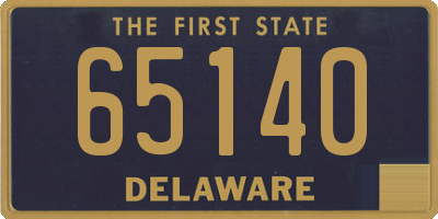 DE license plate 65140