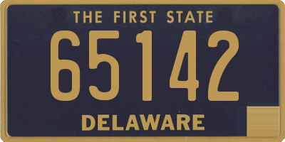 DE license plate 65142