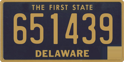 DE license plate 651439