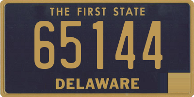 DE license plate 65144