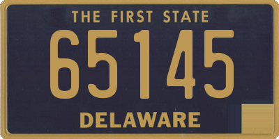 DE license plate 65145