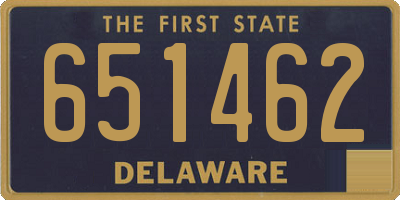 DE license plate 651462