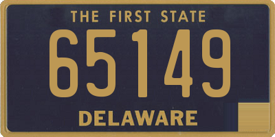 DE license plate 65149