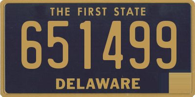 DE license plate 651499