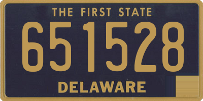 DE license plate 651528