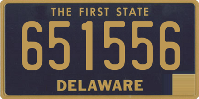 DE license plate 651556