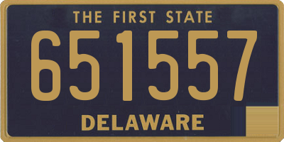 DE license plate 651557