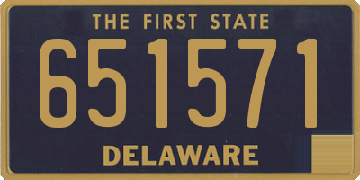 DE license plate 651571