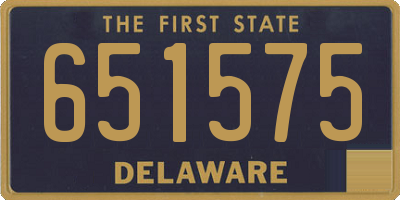 DE license plate 651575