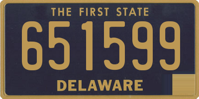 DE license plate 651599