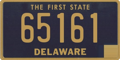 DE license plate 65161