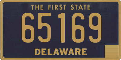 DE license plate 65169