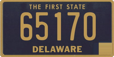 DE license plate 65170