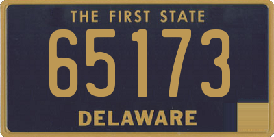 DE license plate 65173