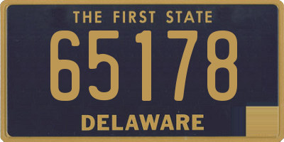 DE license plate 65178