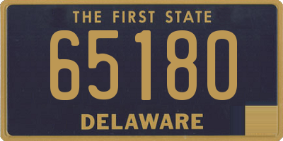 DE license plate 65180