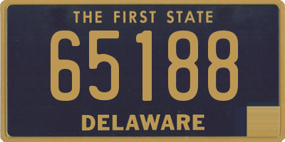 DE license plate 65188